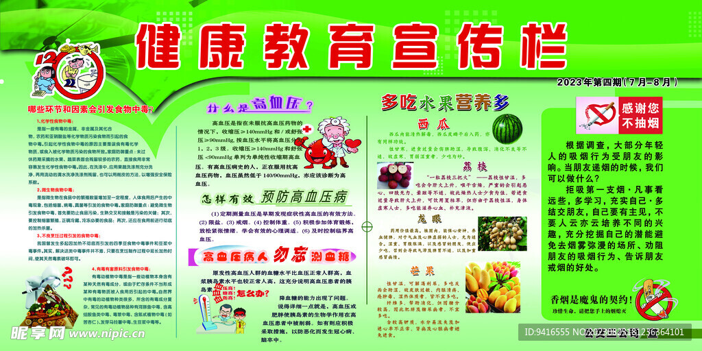 健康教育宣传栏