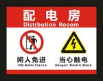 配电房 标识牌