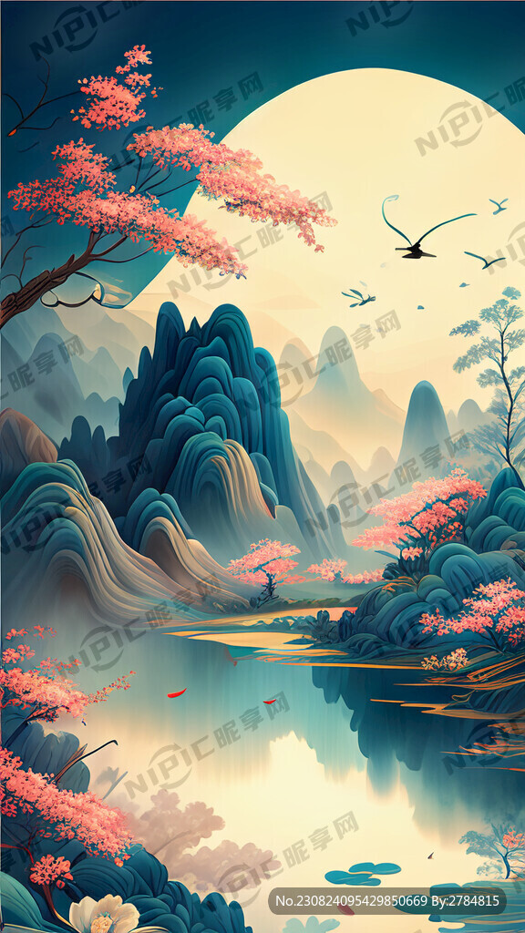 游戏梦幻唯美新中式风景 超高清
