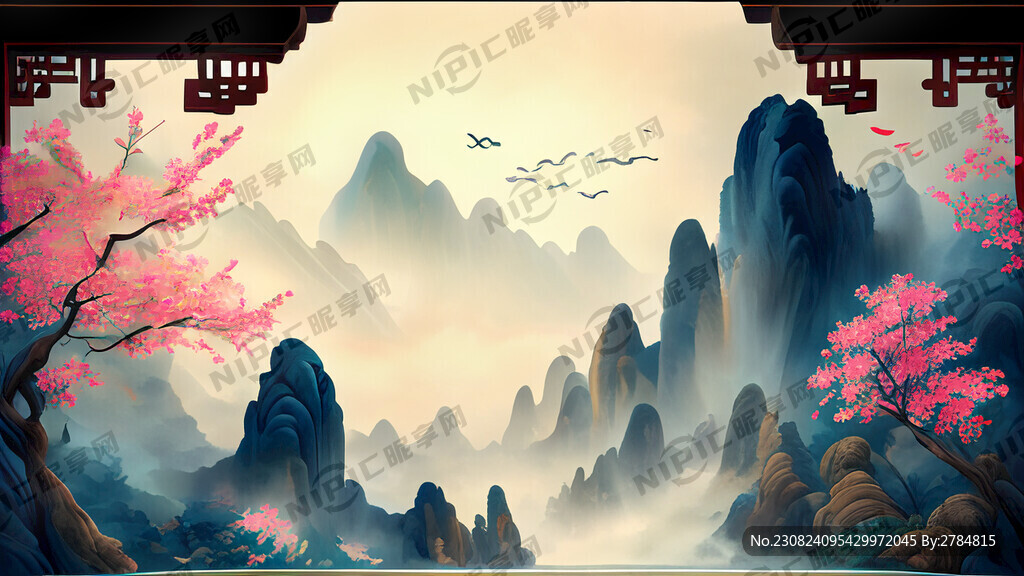 游戏梦幻唯美新中式风景 超高清