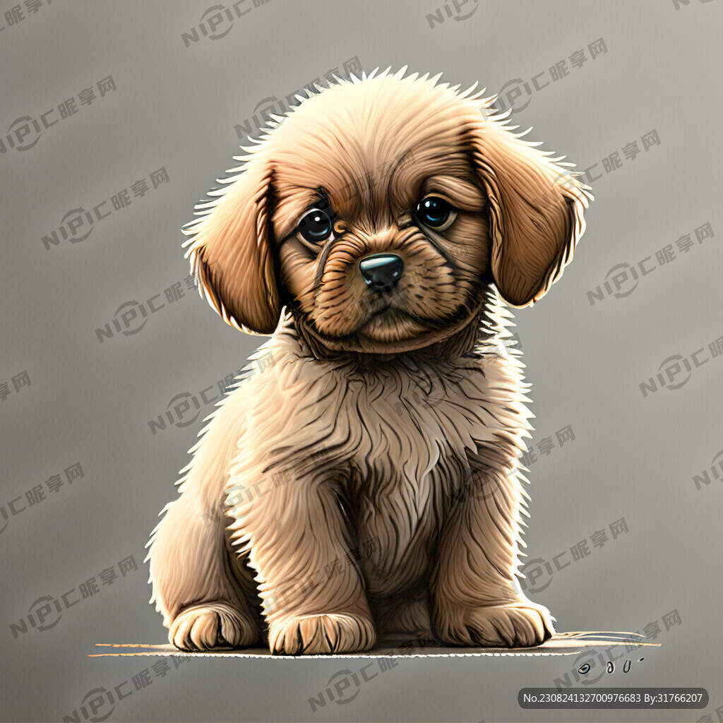 小狗 简笔画