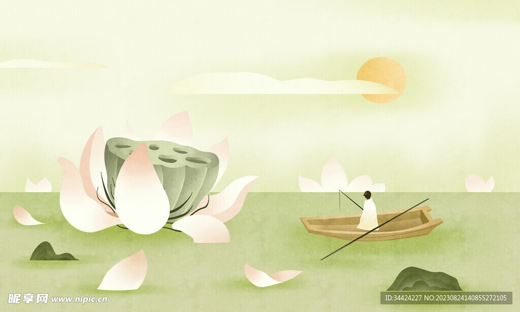禅意山水画