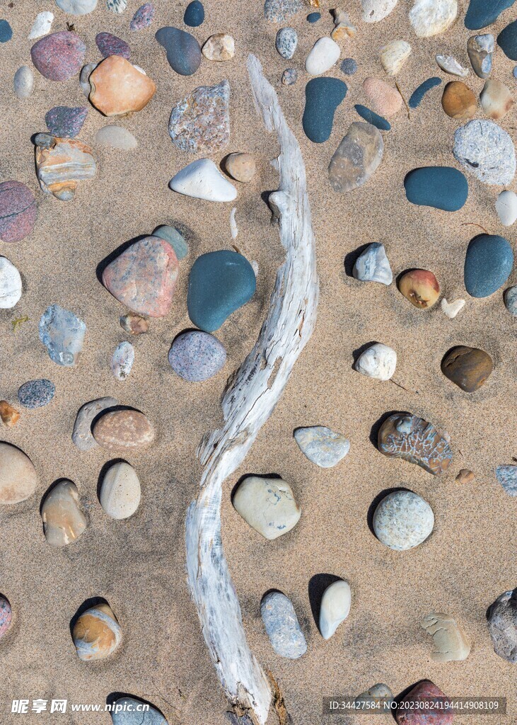 沙子和石头素材