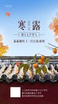 寒露节气祝福海报