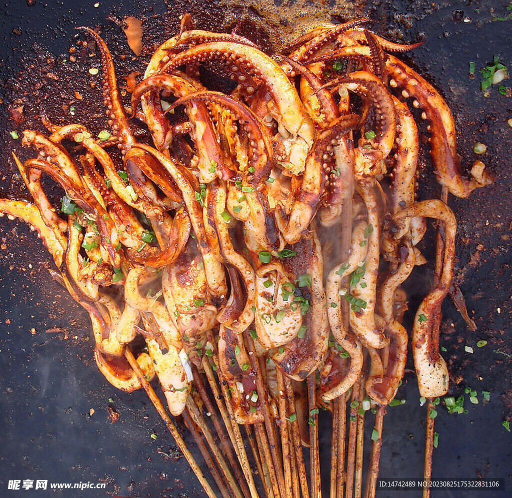 烤鱿鱼