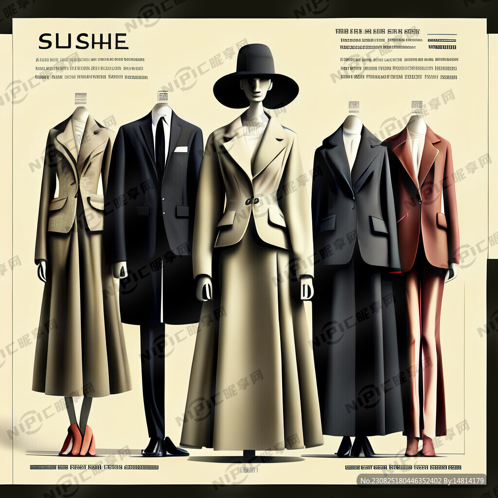 商场广告画 时尚元素