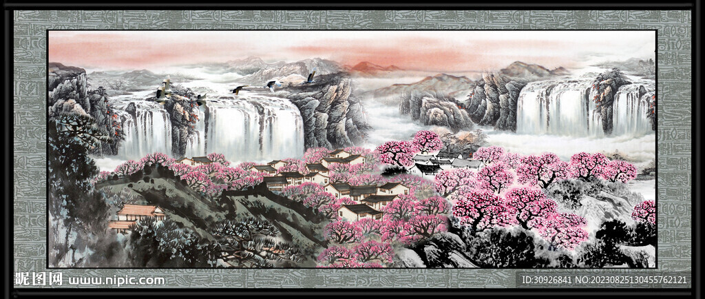 山水风景画 