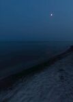 入夜中的海景