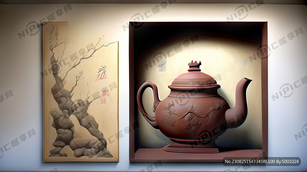 关于紫砂壶的艺术壁画