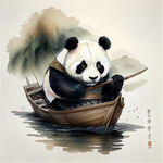 中国熊猫武术船
