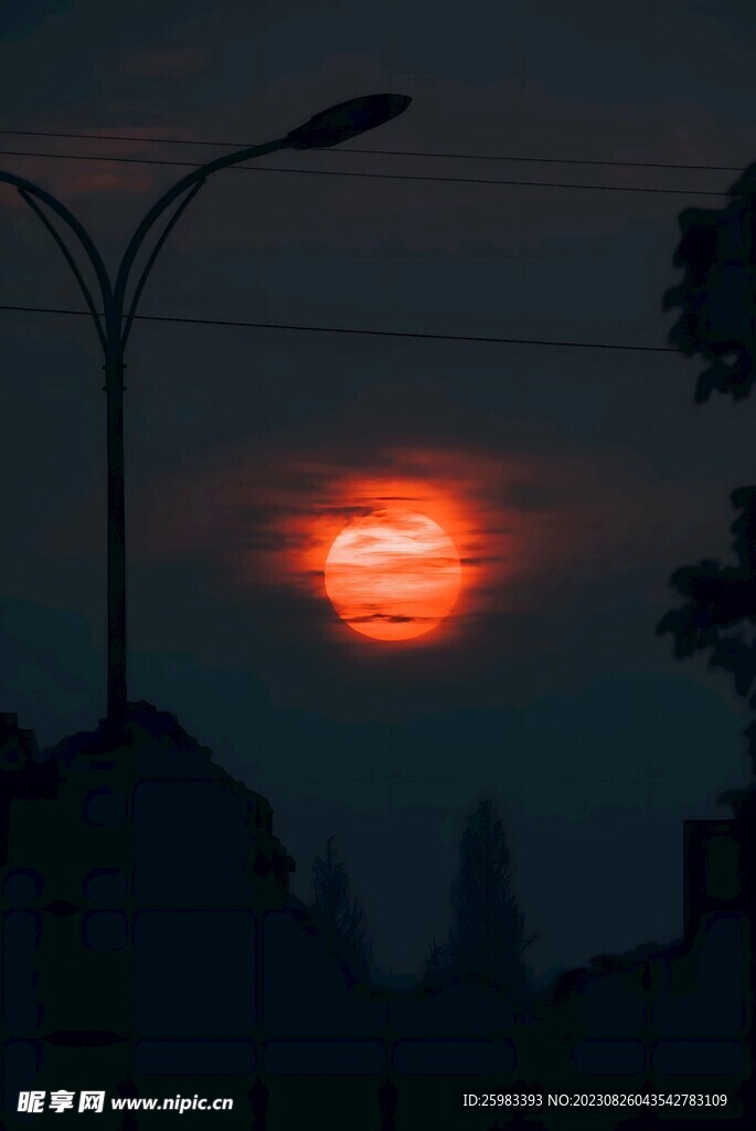 日落