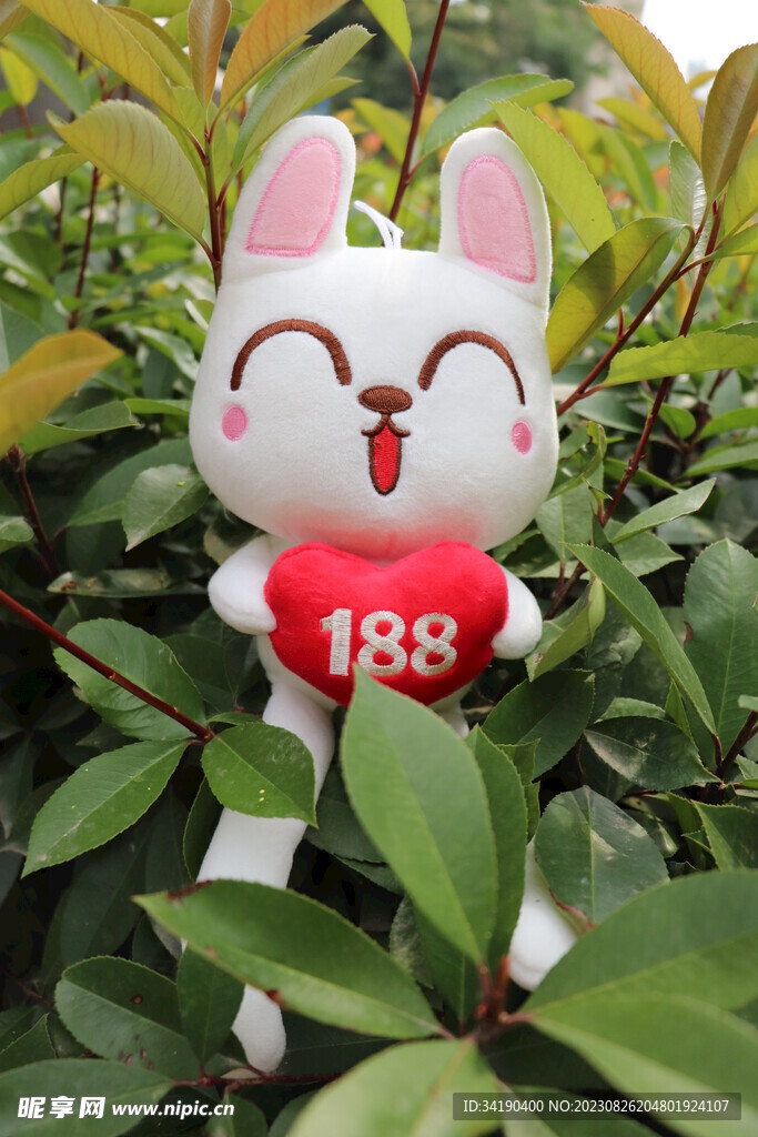 小白兔玩偶