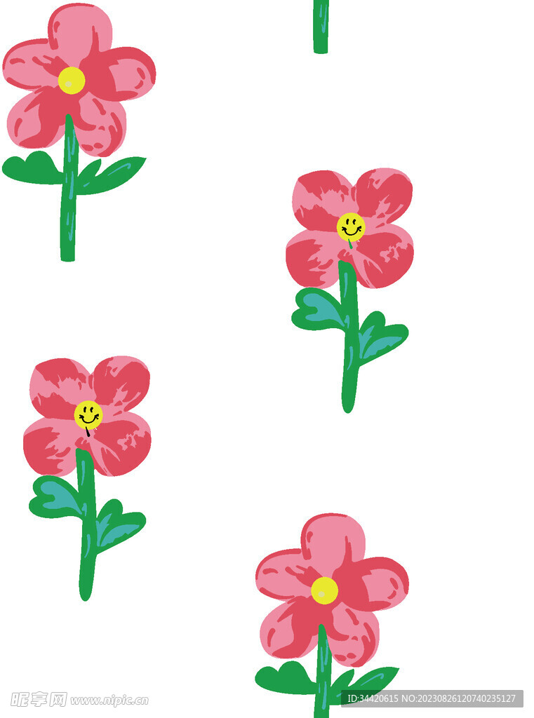 色块花
