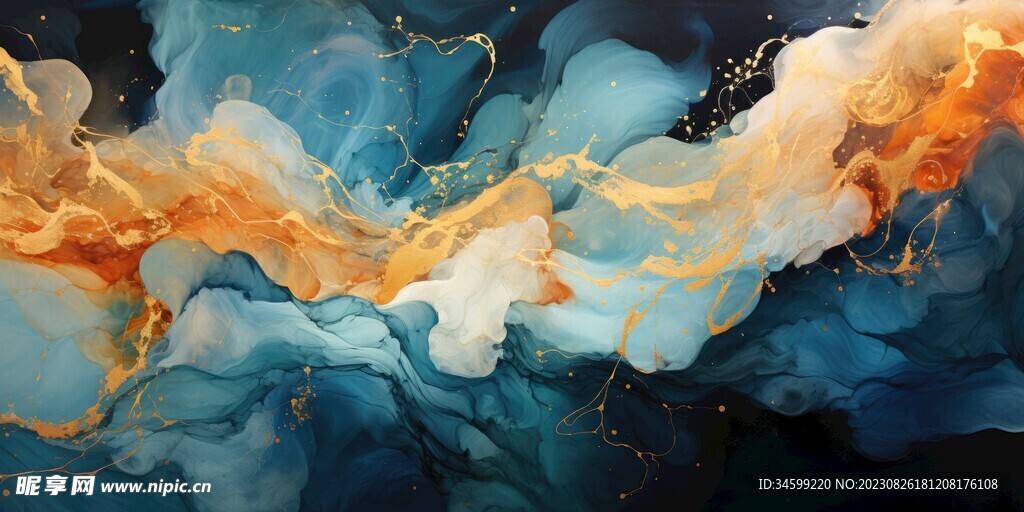 流体框画