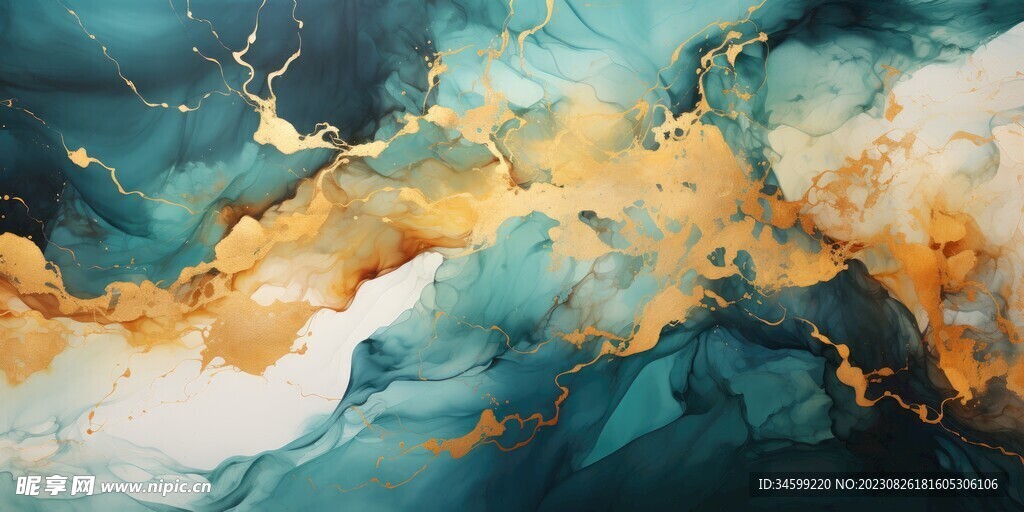 流体框画