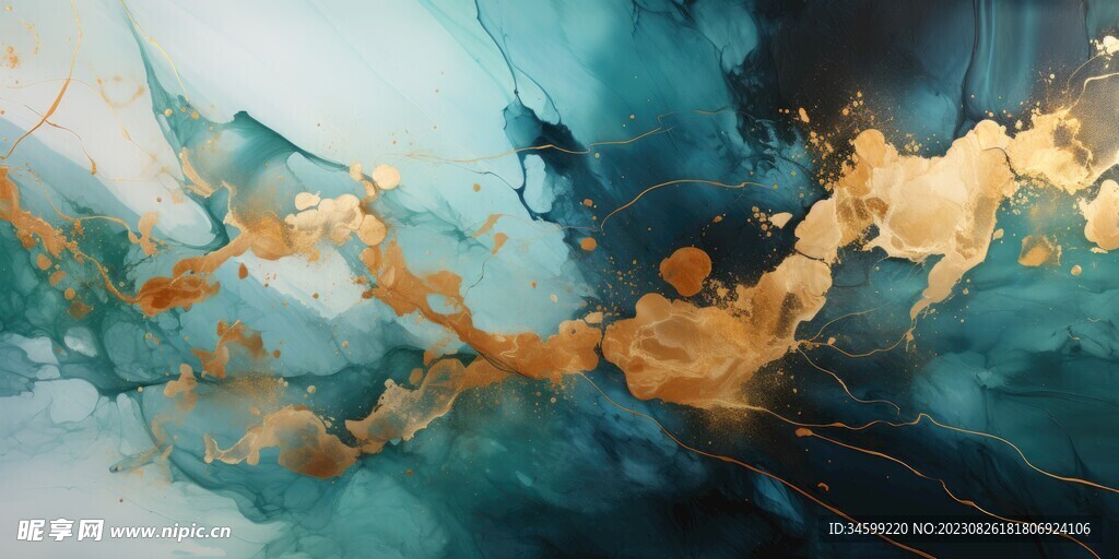 流体框画