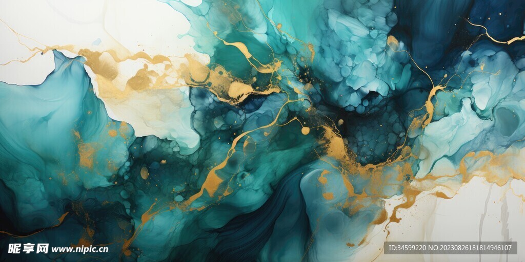 流体框画