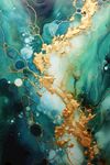 流体框画