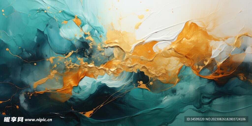 流体框画
