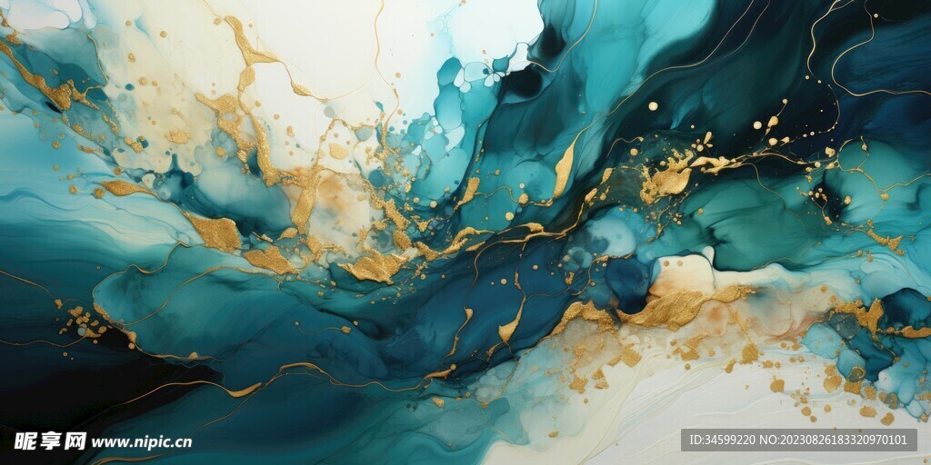 流体框画