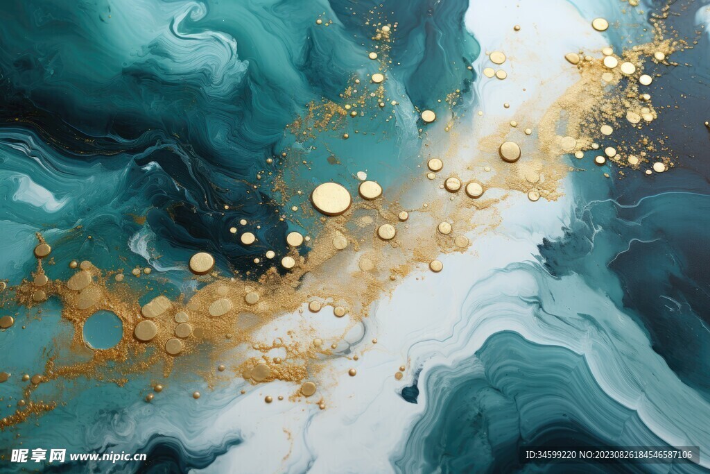 流体框画