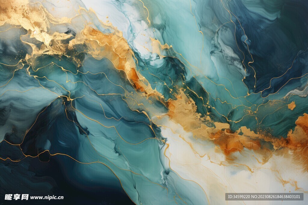 流体框画