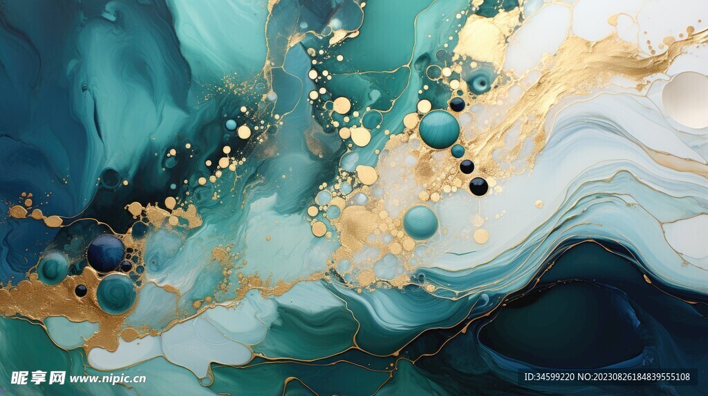 流体框画