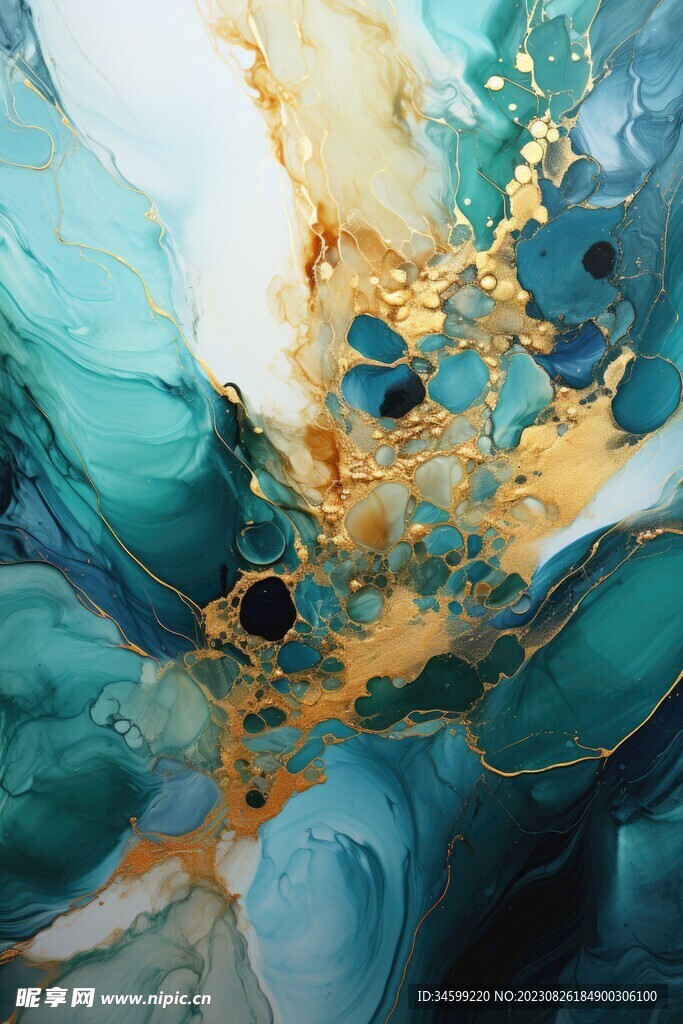 流体框画