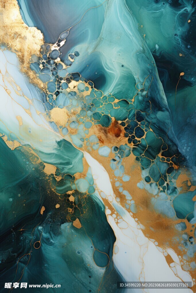 流体框画