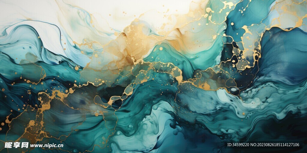 流体框画