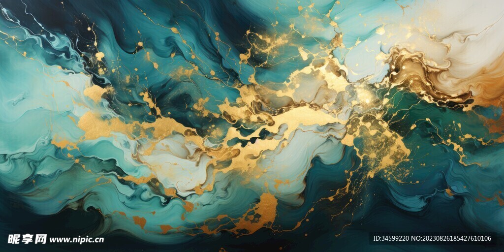 流体框画