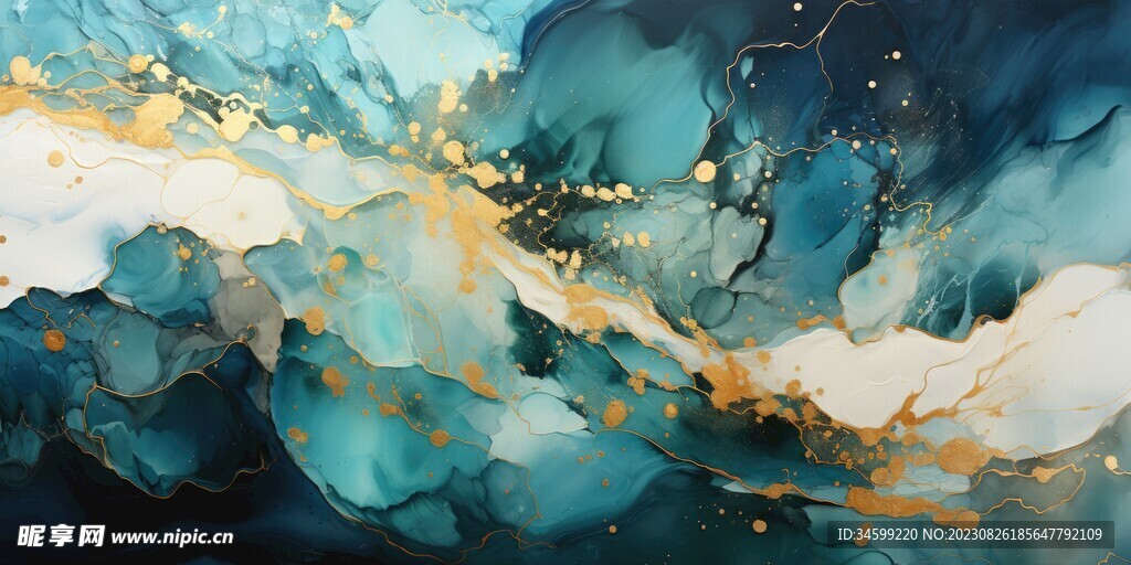 流体框画