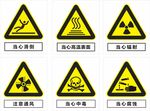 黄色警示标识