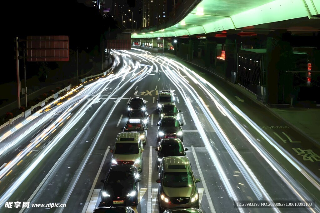 夜晚的城市