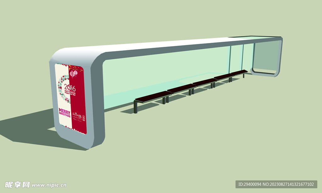 创意高档公交站台设计
