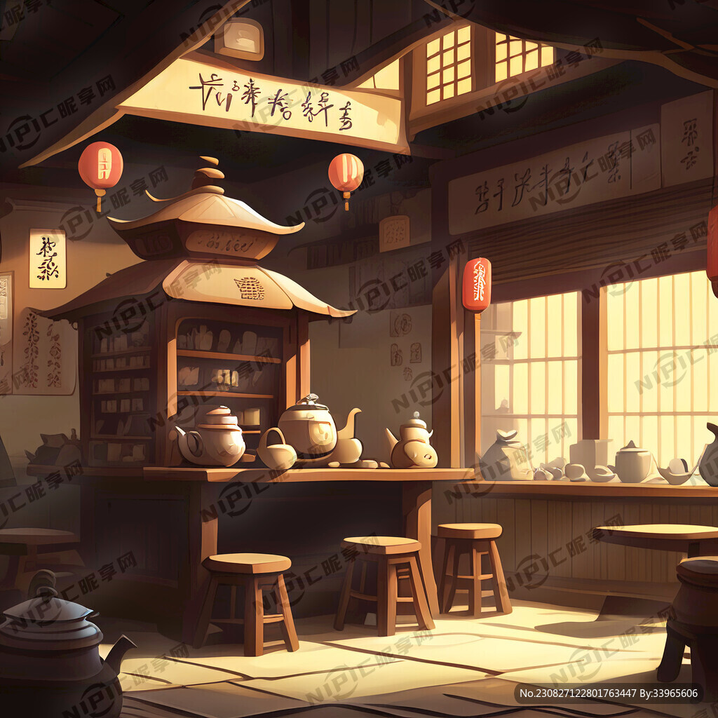 AI创作图茶馆nipic.com-昵图网