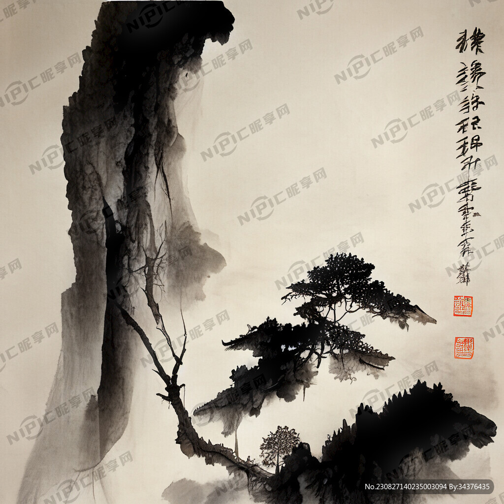 中式工笔画