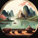 品茗图