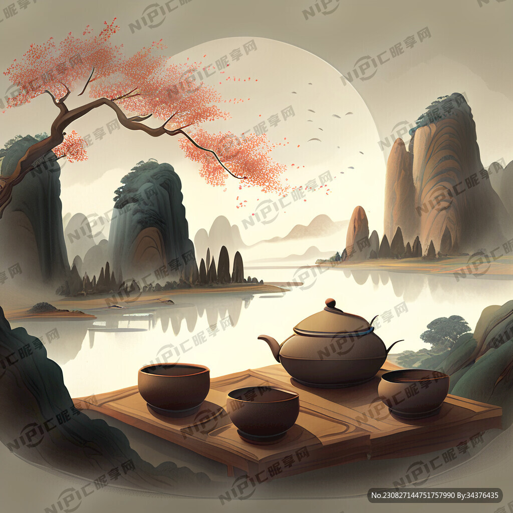 品茗图