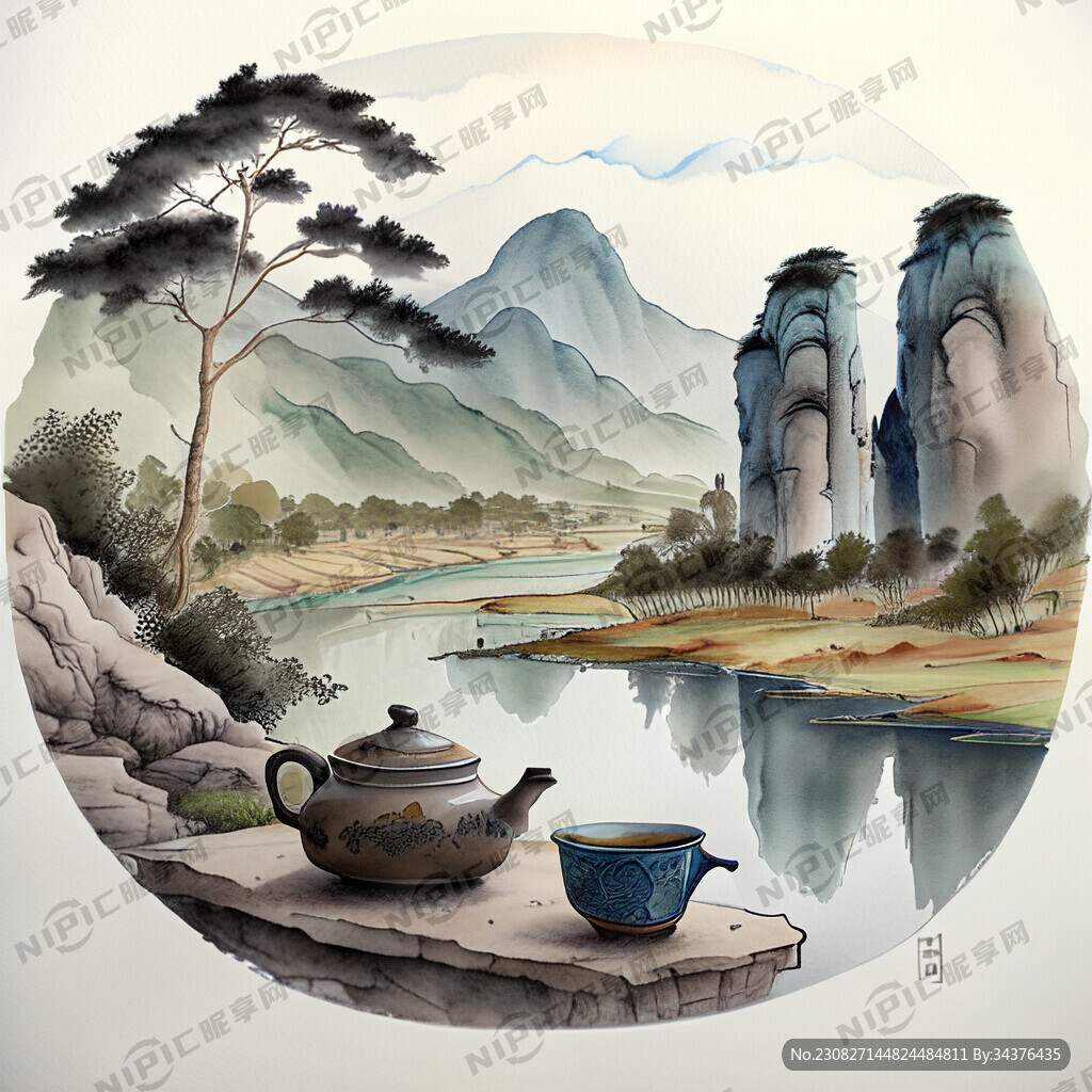 品茗图