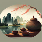 品茗图