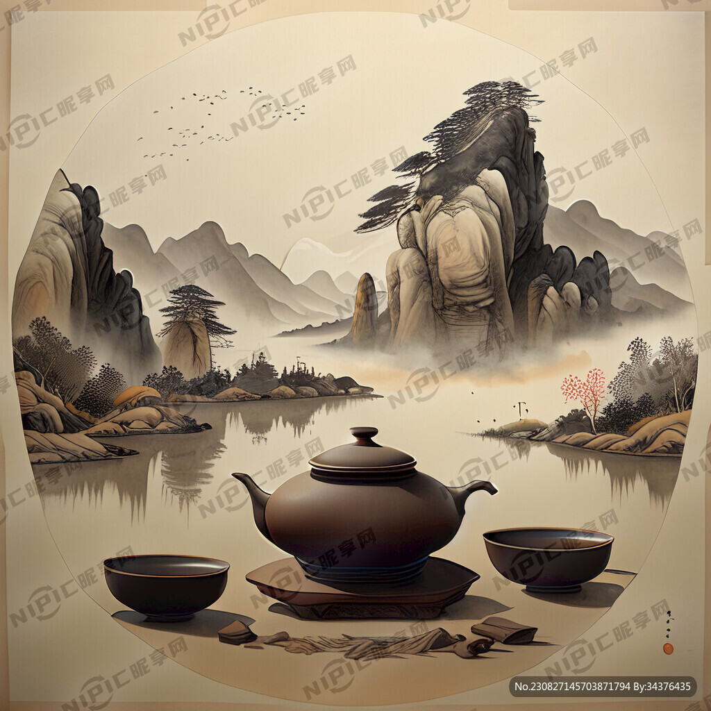 品茗图