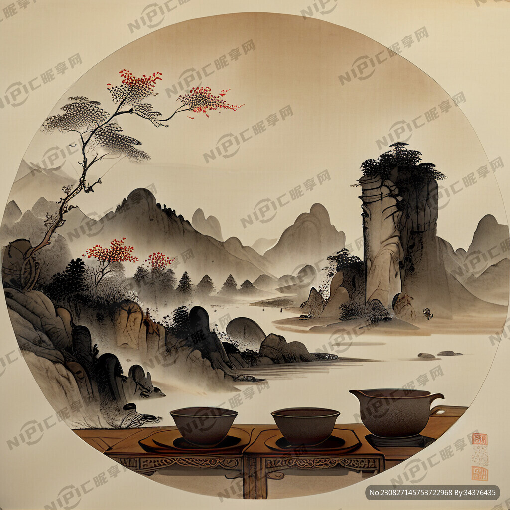 品茗图