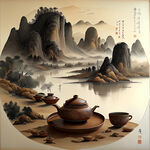 品茗图
