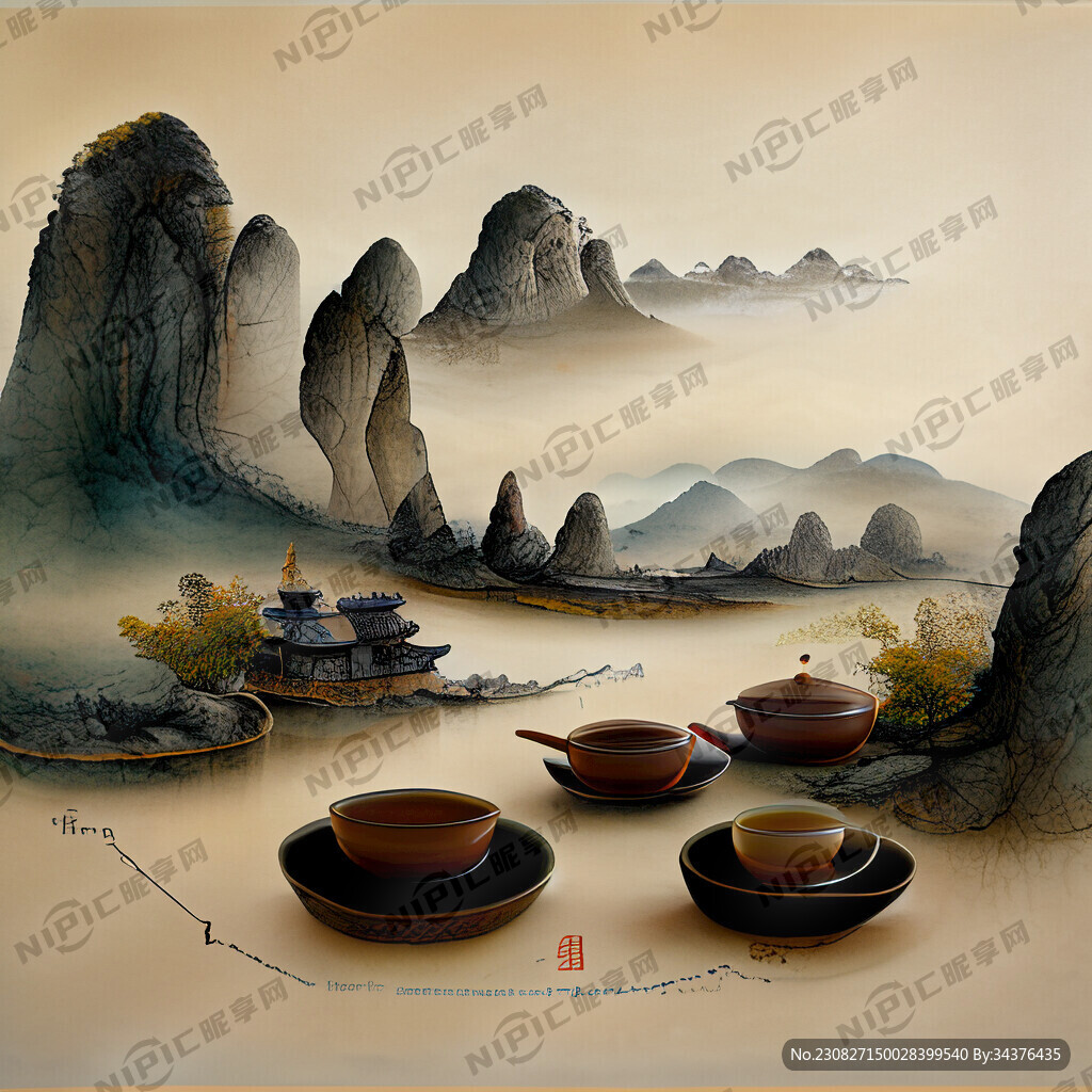 品茗图