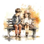 儿童水彩画