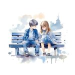 儿童水彩画