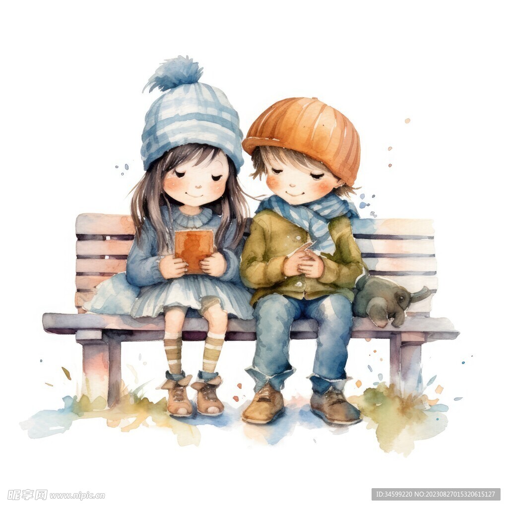 儿童水彩画