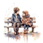 儿童水彩画