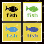 鱼图标logo